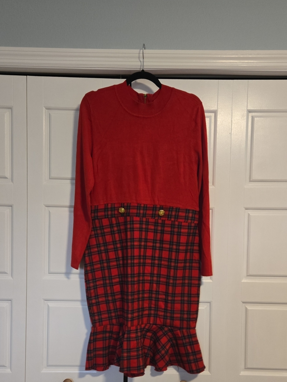 Red5 Plaid Skirt Dress